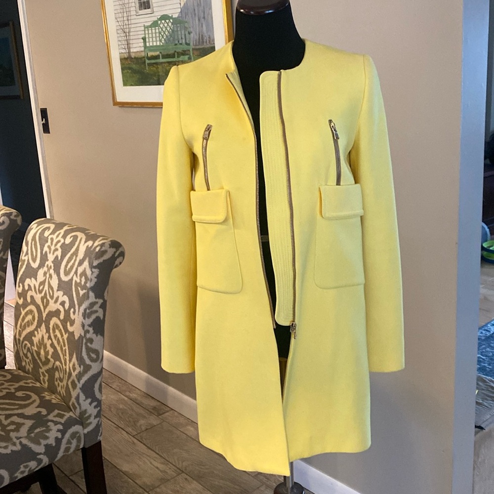 Zara Yellow Lightweight Coat